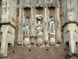 Thornton Abbey, Lincolnshire
Gatehouse front view detail Wallpaper