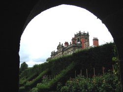 Biddulph Grange Garden - View of the Dahlia Walk Wallpaper