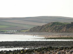 St Bees beach as seen from Seamill