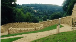 Halifax, Shibden Park dry stone wall Wallpaper