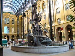 Hays Galleria, London. Wallpaper