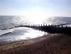 Beach at Eastbourne Wallpaper