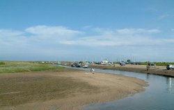 Agar Creek, Blakeney, Norfolk Wallpaper