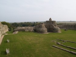 Pevensey Castle, Pevensey, East Sussex Wallpaper