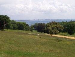 view from Osborne House. Isle of Wight Wallpaper