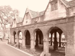 The 17th Century Market Hall in Chipping Campden, Cotswolds Wallpaper