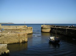 Charlestown harbour, Cornwall Wallpaper