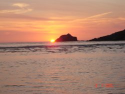 Pentire Sunset. Newquay, Cornwall Wallpaper