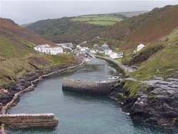 Boscastle, 1 week before the floods Aug 2004 Wallpaper