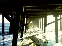 South pier, Lowestoft. Wallpaper