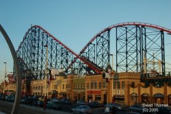 Picture of Blackpool Big one Roller Coaster in Nov 05. Wallpaper