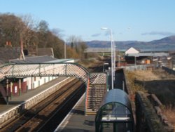 The station at Millom, Cumbria. Wallpaper