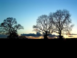 Dramatic landscape, Coleford, Somerset Wallpaper