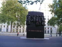 Whitehall, London.  The Women of World War II Wallpaper