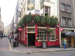 St Martin's Lane, London. The Angel & Crown Wallpaper