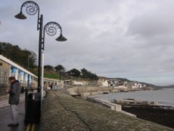 Lyme Regis under construction Wallpaper