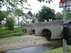 The Bridge over the River Clun in Clun, South Shropshire Wallpaper