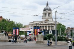 Market Square, Nottingham Wallpaper