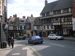 Wyle Cop, Shrewsbury, Shropshire Wallpaper