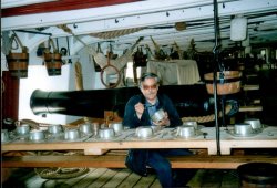 On board of HMS Warrior in Portsmouth, Hampshire Wallpaper