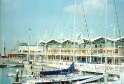 Gunwharf Quays in Portsmouth, Hampshire Wallpaper