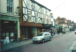 High Street in Rochester, Kent Wallpaper