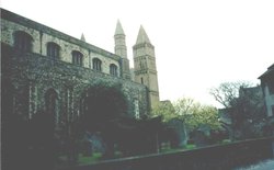 Cathedral in Rochester, Kent Wallpaper