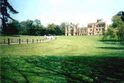 Newstead Abbey, Garden. Nottinghamshire Wallpaper