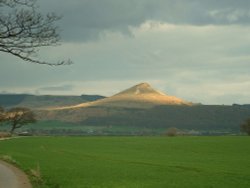 Roseberry Topping, Nr Great Ayton. March 2005 Wallpaper