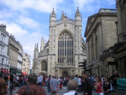 Bath Abbey in Bath, Somerset Wallpaper