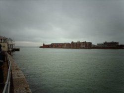 The mouth to the harbour, from Spice Island. Wallpaper