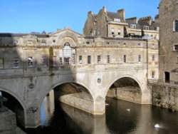 Pulteney Bridge, Bath - November 2003 Wallpaper