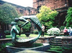 Chester Cathedral in Chester, Cheshire Wallpaper