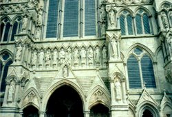 Salisbury Cathedral in Salisbury Wallpaper