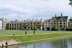 King`s College - view from Clare College. Cambridge Wallpaper