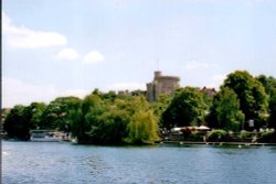 Windsor Castle - view from Thames Wallpaper