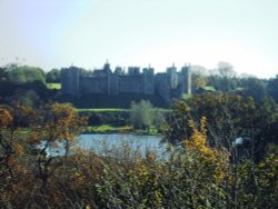 Framlingham Castle in the market town of Framlingham, Suffolk Wallpaper