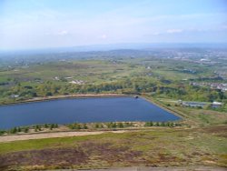 A view of Lancashire from the top of the tower. Darwen, Lancashire. Wallpaper