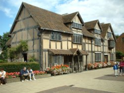 Stratford upon Avon (Shakespeare's house). Wallpaper