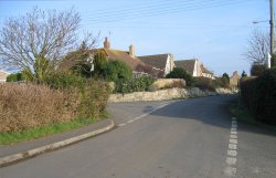 The Junction of Gaunts Road and Pound Road, Pawlett, Somerset. Wallpaper