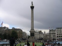 Nelsons Column at Trafalgar Square, London Wallpaper