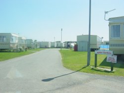 A view of Jupiter Gardens Caravan site near the Bell Inn and Fantasy island, Ingoldmells. Wallpaper