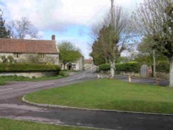 High Ham, Somerset: The village green Wallpaper