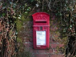 Post box at Lud Gate, on the edge of Dartmoor Wallpaper