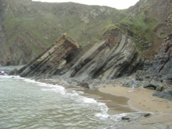 The Rocky Beach at Hartland Quay, Devon Wallpaper