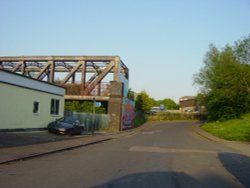 The Great Central Railway bridge near Abbey Street May 2005 Wallpaper