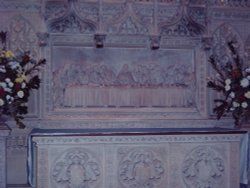 Beautiful alter in Aysgarth Church dating back to the 1600's taken Jan 06 Wallpaper