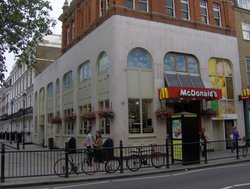 The former Chelsea Drugstore, the music shop of Stanley Kubrick's film Clockwork Orange. Wallpaper