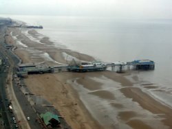 View from the top of the Tower at Blackpool. Wallpaper