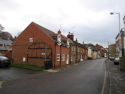 A gable end within a gable end. Tring, Hertfordshire Wallpaper